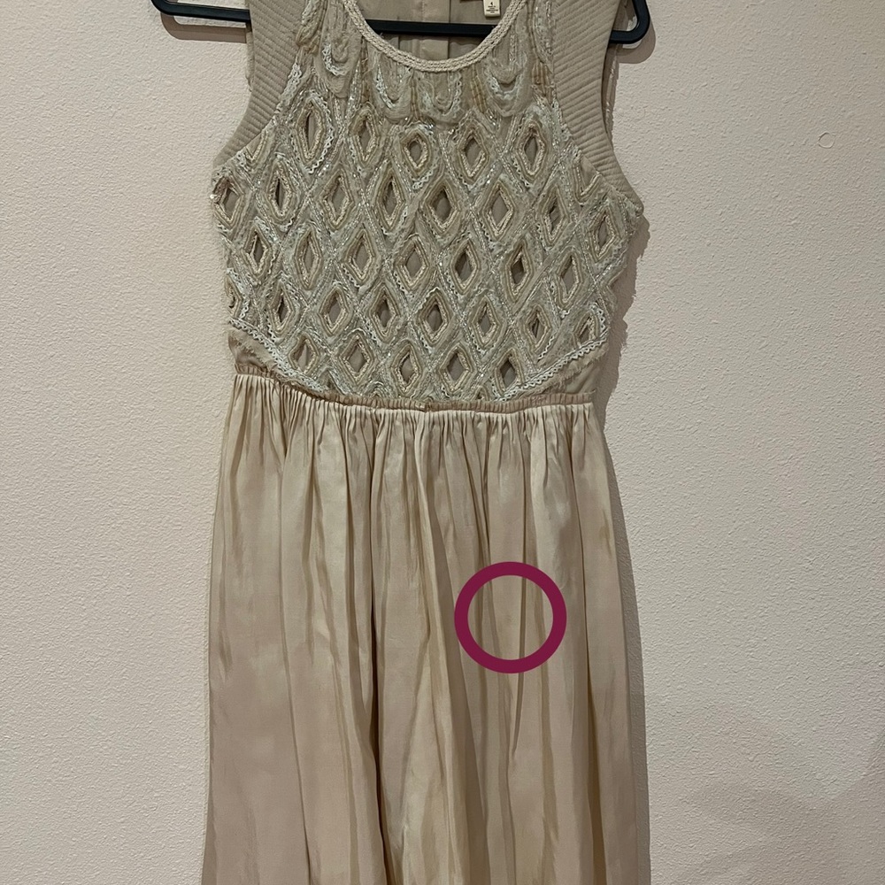 Anthropologie beaded silk dress - Picture 6 of 8